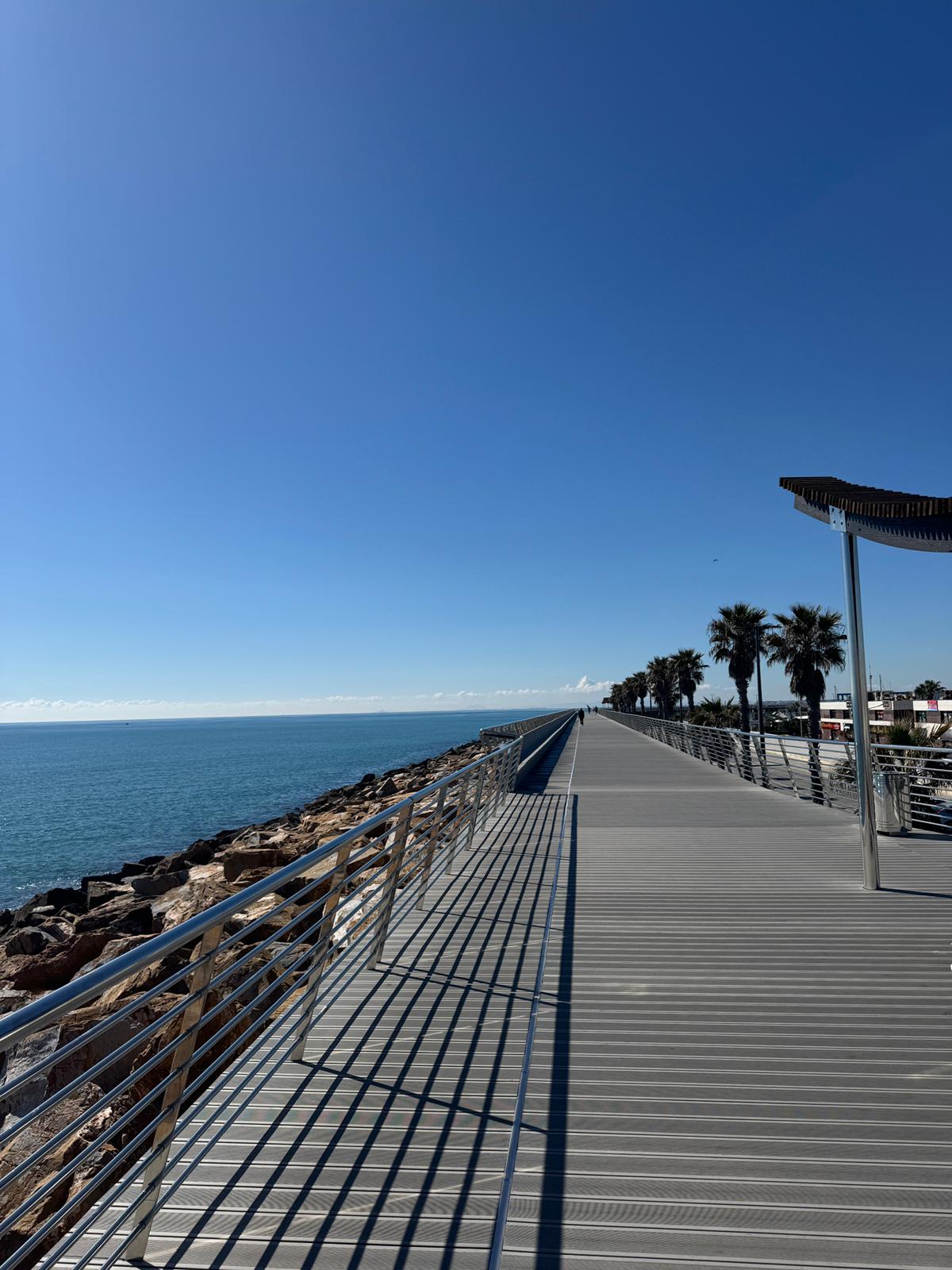 Wandelpad langs de zee